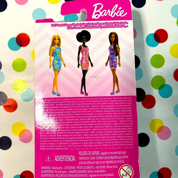 African American Barbie with Natural Hair in Signature Dress. New in box - Picture 4 of 6